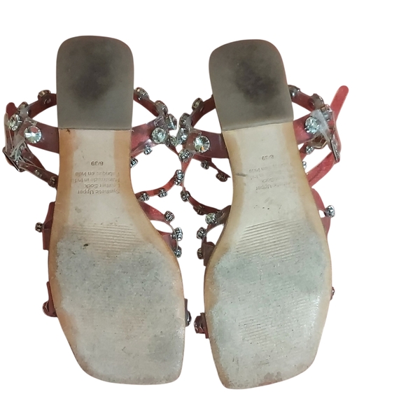 Jeffrey Campbell Silver Sandals with Shimmering Straps - Picture 12 of 15